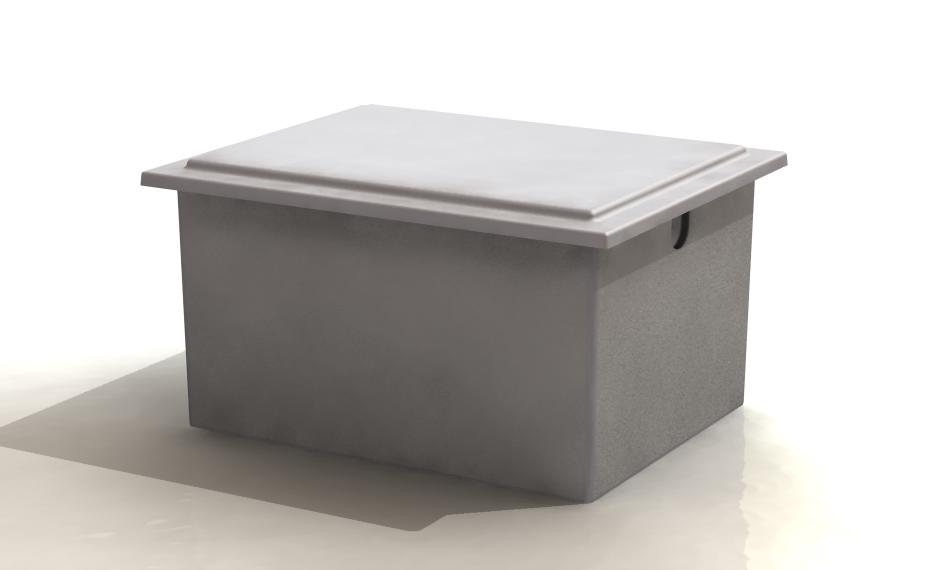Example of a small GRP Glycol Water Tank