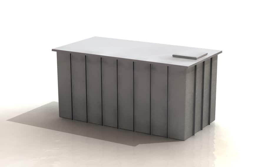 16000 litre waste water tank