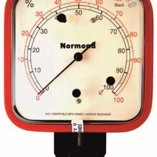 Percentage contents gauge square dial