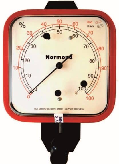 Percentage contents gauge square dial