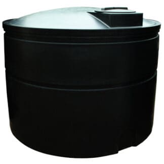 5000 Litre Black Plastic Water Tank - Agricultural Water Tank